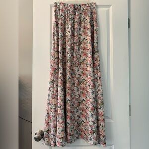 Floral Elegance Maxi Skirt